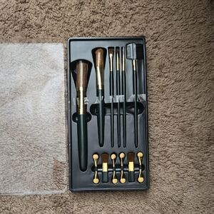 12 Piece Makeup Brush Sponge Set Beauty Cosmetic Tools Bridal Grannycore As Is